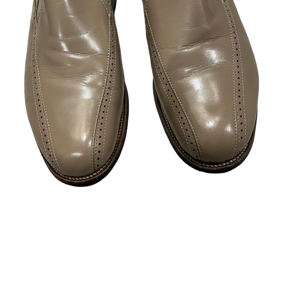 Stacy Adams Madison Taupe Leather Slip On Loafer, Sz 7.5 - Picture 6 of 13